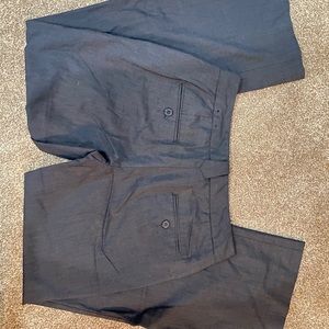 Gray work pants